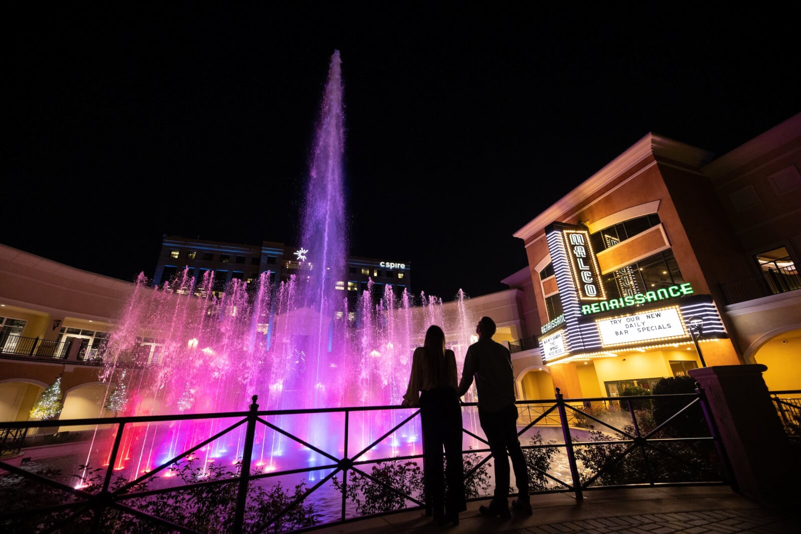 Show fountain at Renaissance at Colony Park in Ridgeland, MS