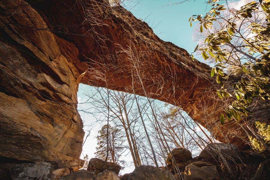 Natural Bridge Red River Gorge Kentucky