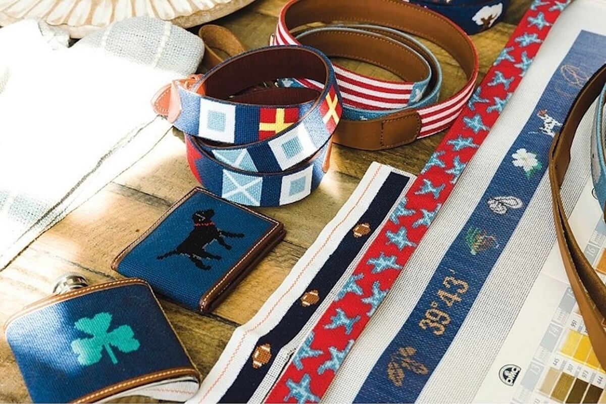 An Inside Look at Asher Riley’s Needlepoint Accessories