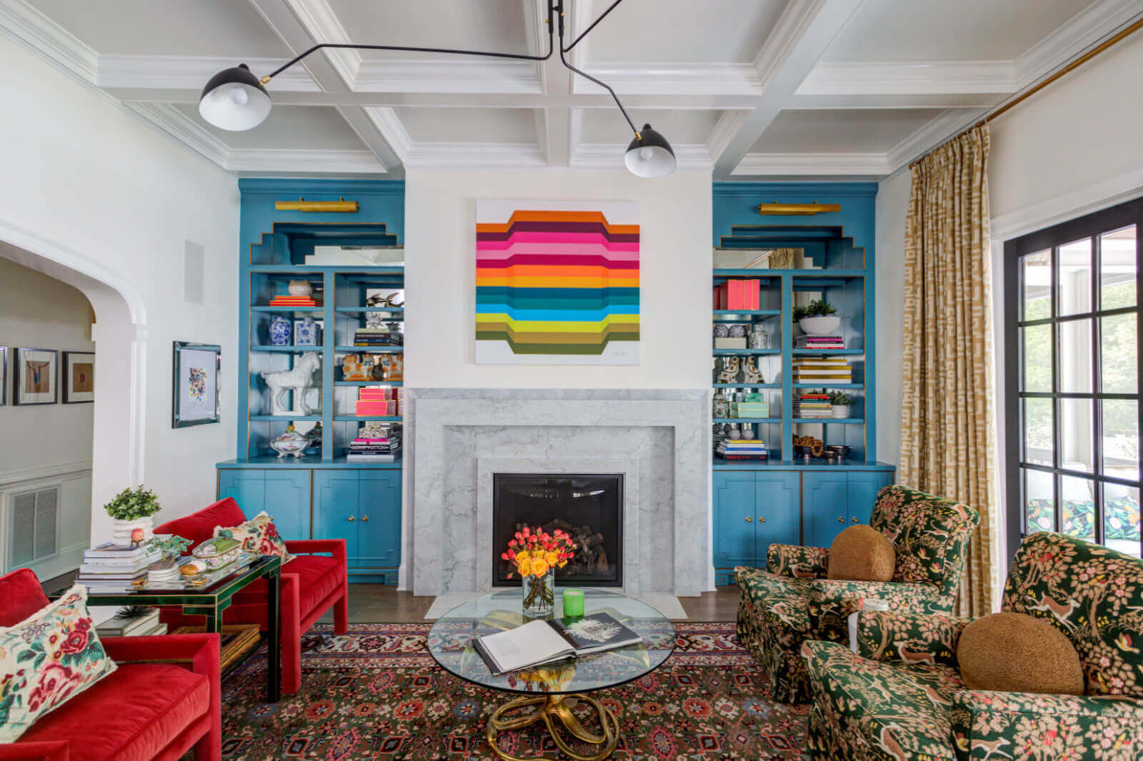 This Colorful Chapel Hill, NC Home is a Masterpiece