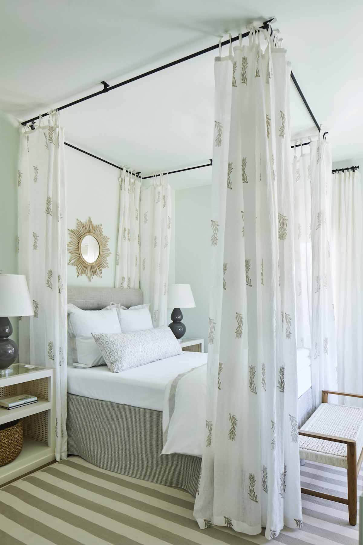 Guest room in Ashley Gilbreath's Rosemary Beach house