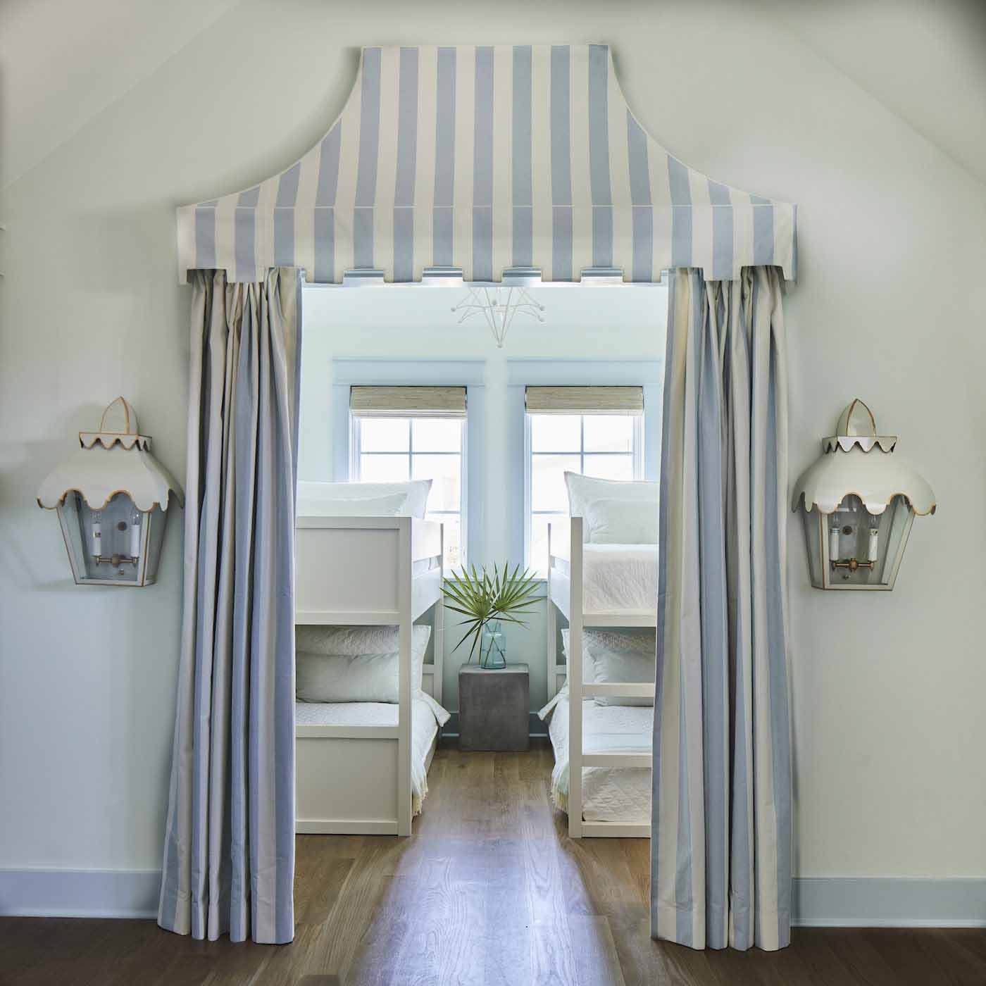 Bunk beds in Ashley Gilbreath's Rosemary Beach house