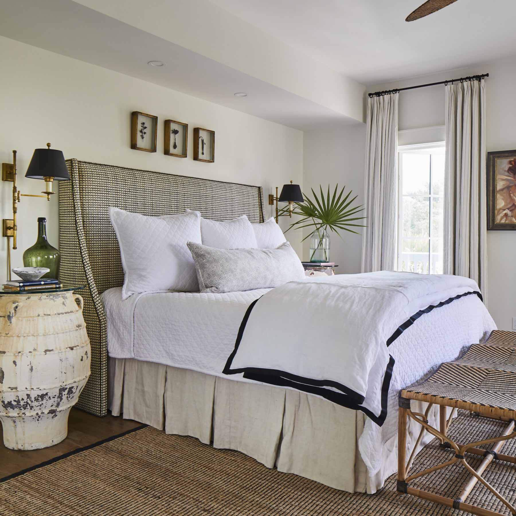 Beach house master bedroom