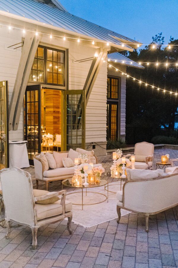 30A Wedding outdoor seating area