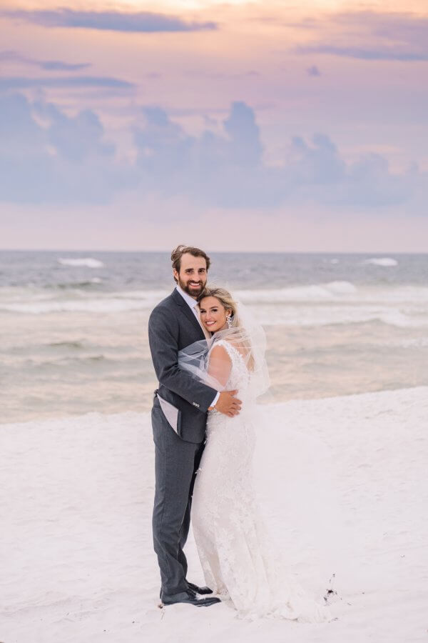 30A Wedding Whitney and Kyle Gordon on the beach